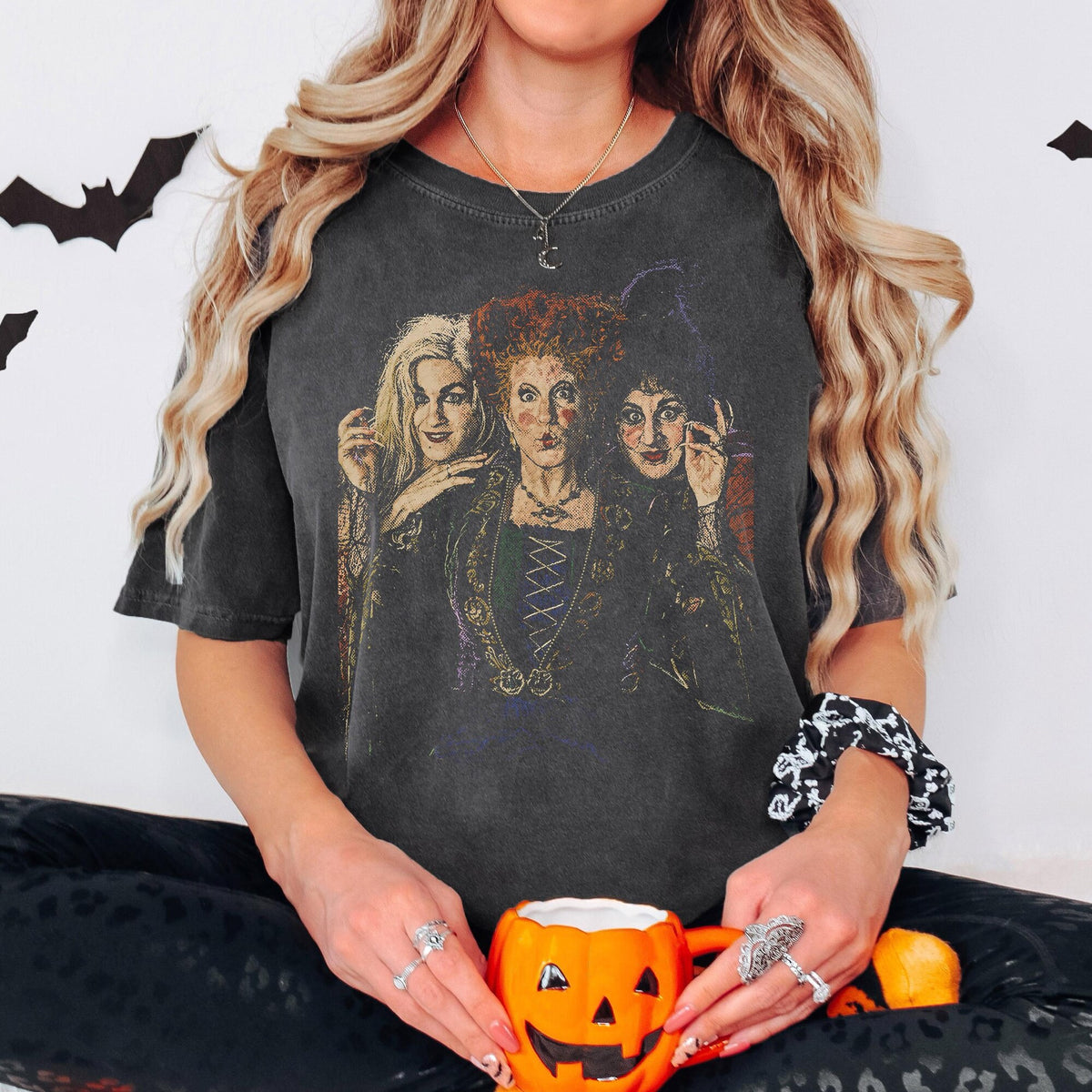 Comfort Colors Hocus Pocus Shirt Vintage Halloween Characters Tee Spooky Season Shirt Halloween Movie Shirt Witchy Fall Shirt