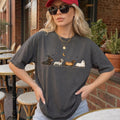 Halloween Dachshund Costumes Comfort Colors Shirt Cute Spooky Season Wiener Dog Graphic TShirt Retro Fall Dog Lover Tee