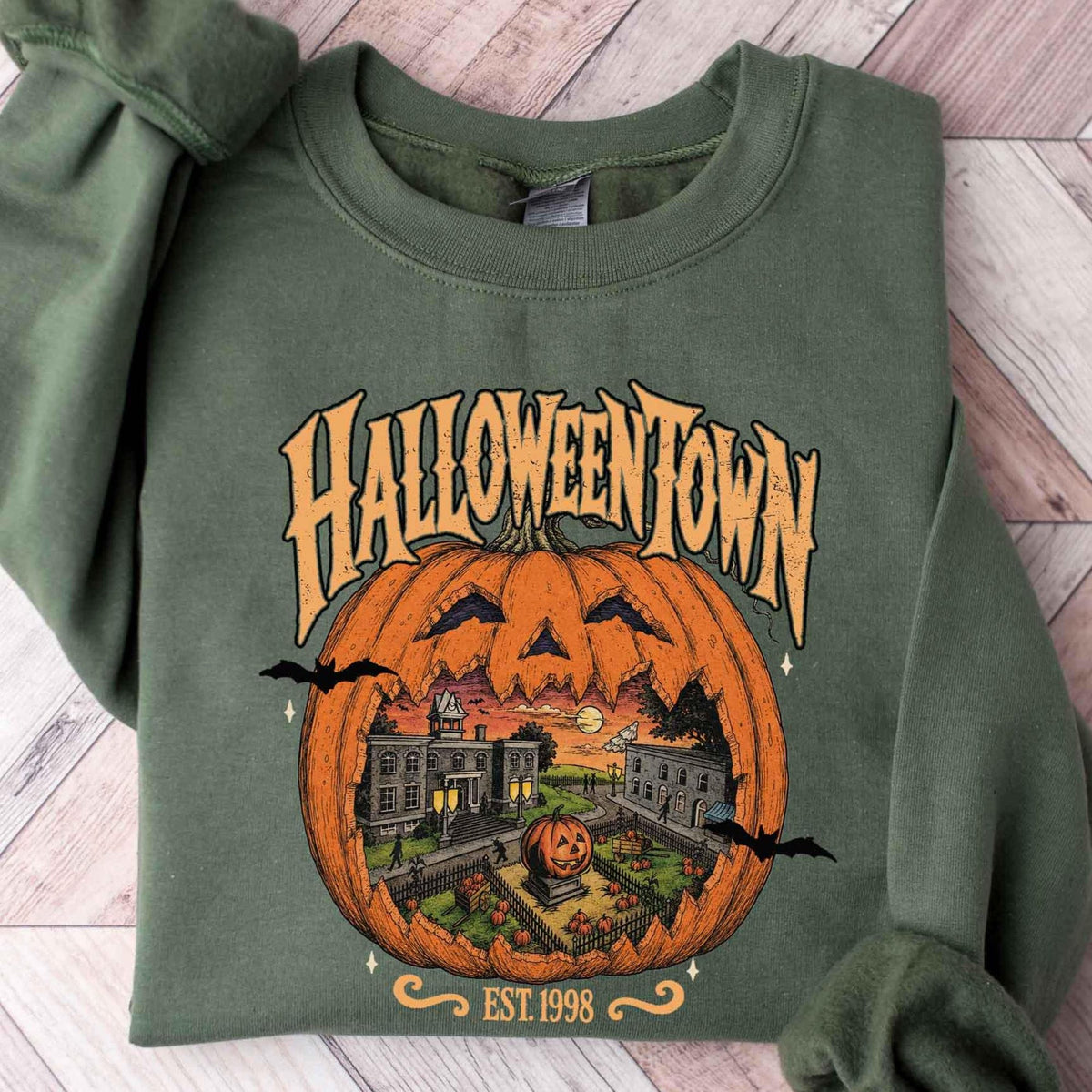 Halloweentown Est 1998 Sweatshirt Halloweentown University Hoodie Retro Halloweentown Sweatshirt Halloween Gift TShirt Fall Sweatshirt