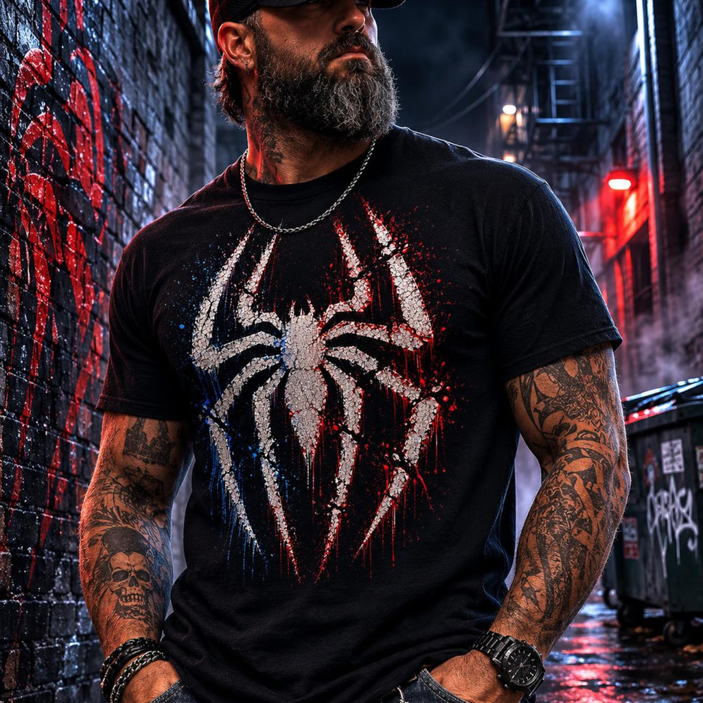 Comfort Colors Spider Man Logo Shirt Women, Marvel Superhero Graphic Tee, Fan Gift for Her Aesthetic