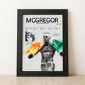 Conor McGregor MMA Fighter Fan Room Decor Gift for Him - Poster | Canvas Wall Art Print