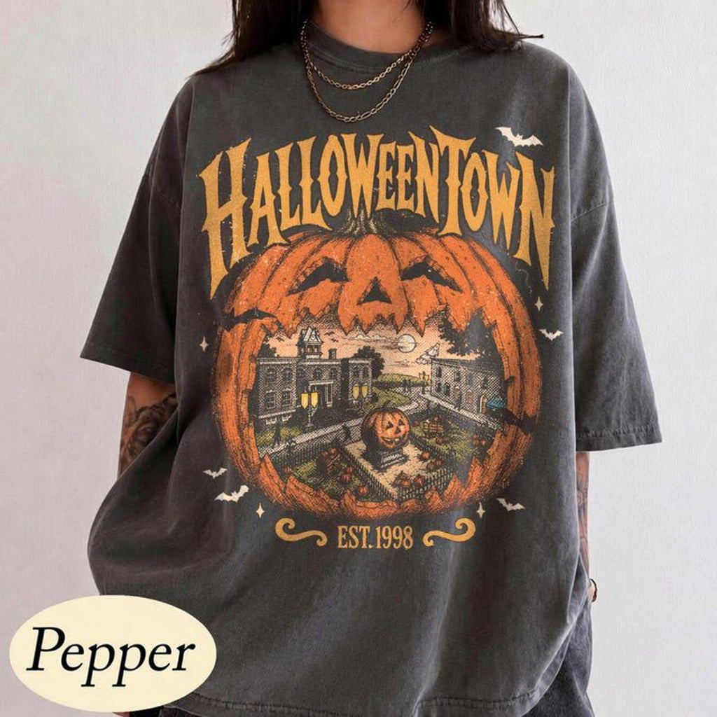 Comfort Colors Halloweentown Est 1998 Shirt Halloweentown University Retro Halloweentown Shirt Cute Fall Shirt Halloween Graphic Tee