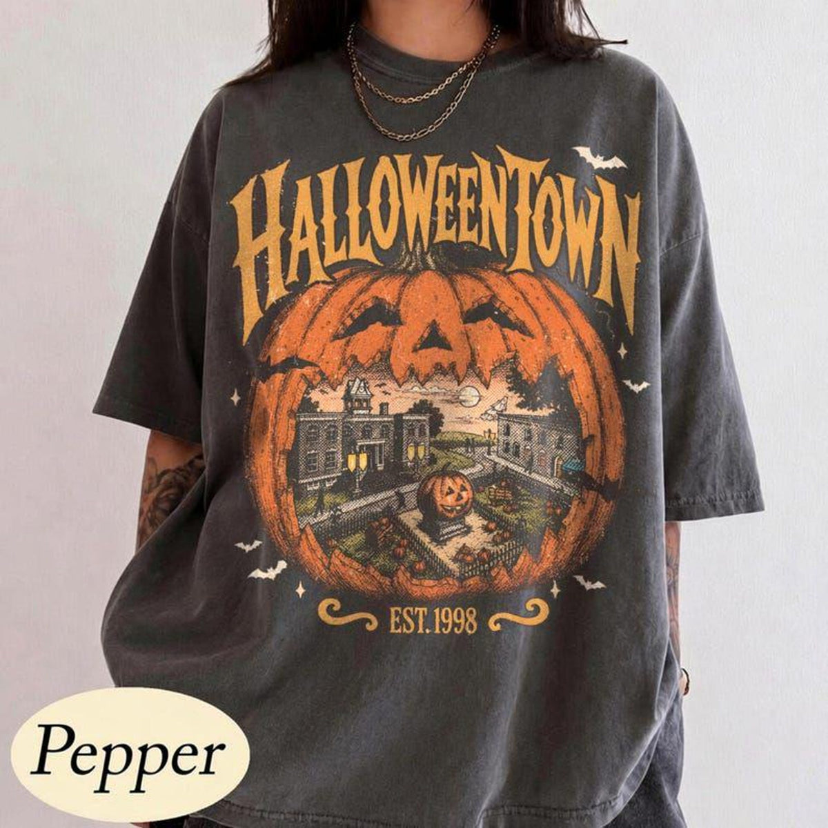 Comfort Colors Halloweentown Est 1998 Shirt Halloweentown University Retro Halloweentown Shirt Cute Fall Shirt Halloween Graphic Tee