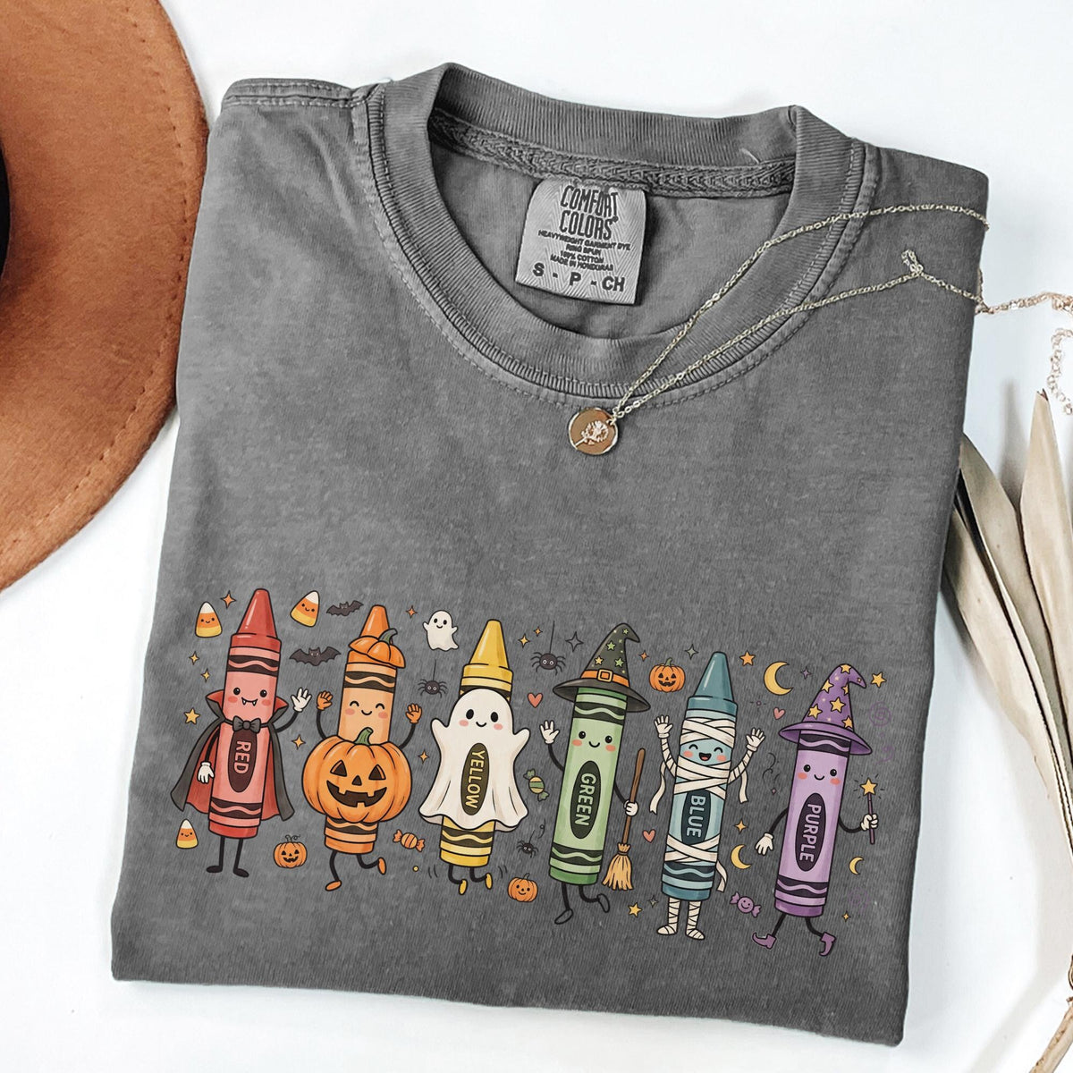 Comfort Colors Funny Teacher Life Shirt Happy Doodle Back To School Gift Preschool Teacher School Supplies Shirt Crayon Pencil Tee