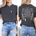 Comfort Colors Practical Magic Shirt Women, Salt Rosemary Lavender Love Magic Spell Halloween Witchy Women Front Back Graphic Tee, Gift for Her Aesthetic