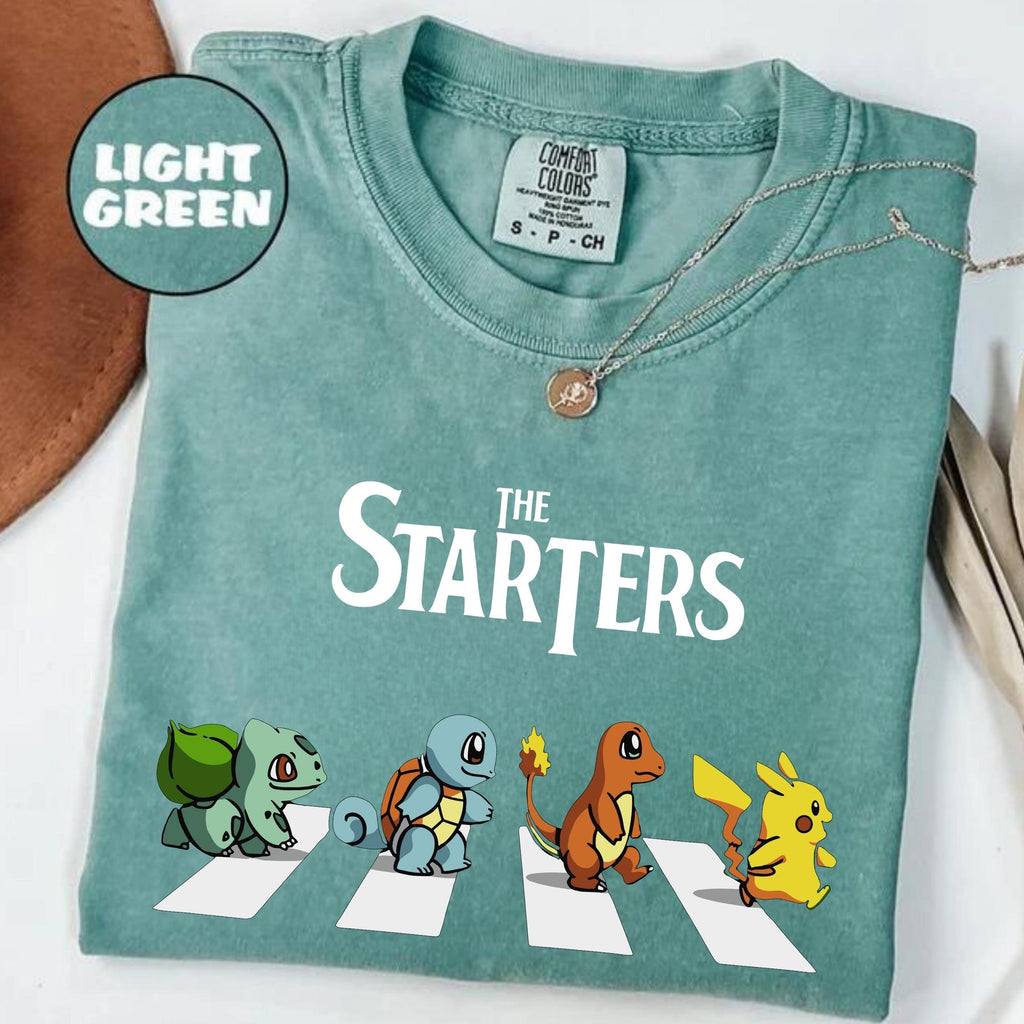 The Starters PKM Shirt PKM Anime Graphic Tee Valentine TShirt