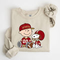 Comfort Colors San Francisco Football Snoopy Shirt Women, Cute Kids Holiday Game Day Charlie Brown Cartoon Graphic Tee, Christmas Fan Gift for Her Aesthetic