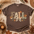 Fall Pumpkin Shirt Floral Fall TShirt Autumn Harvest Tee Cozy Thanksgiving Shirt Cute Pumpkin Graphic Tee Rustic Fall Gift for Women