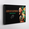 Conor McGregor MMA Decor Motivational Quote Sports Style Fan Gift - Poster | Canvas Wall Art Print