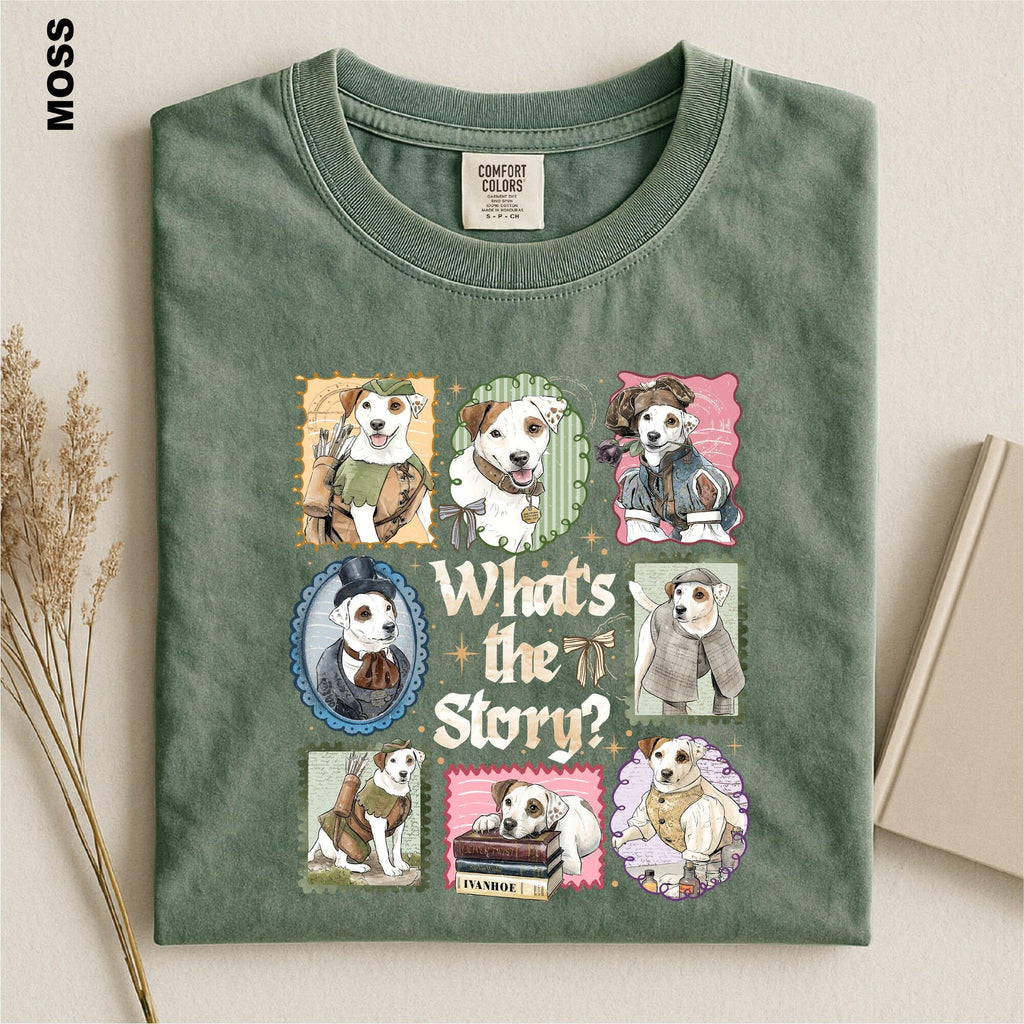 Wishbone Dog Shirt Whats The Story Tshirt Classic Literature Dog Tee 90s Nostalgia Dog Sweater Storybook Character Top Book Lover Gift