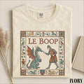 Le Boop Shirt Funny Dragon Knight Graphic Tee Medieval Fantasy Humor Comfort Colors TShirt Gift for Book Lovers and Fantasy Fans