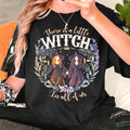 Comfort Colors Owens Sisters Shirt Women, Theres a Little Witch in All of Us Midnight Margaritas Halloween Movie Graphic Tee, Fan Gift for Her Aesthetic