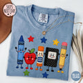 Comfort Colors Teacher Life Faux Patchwork Shirt