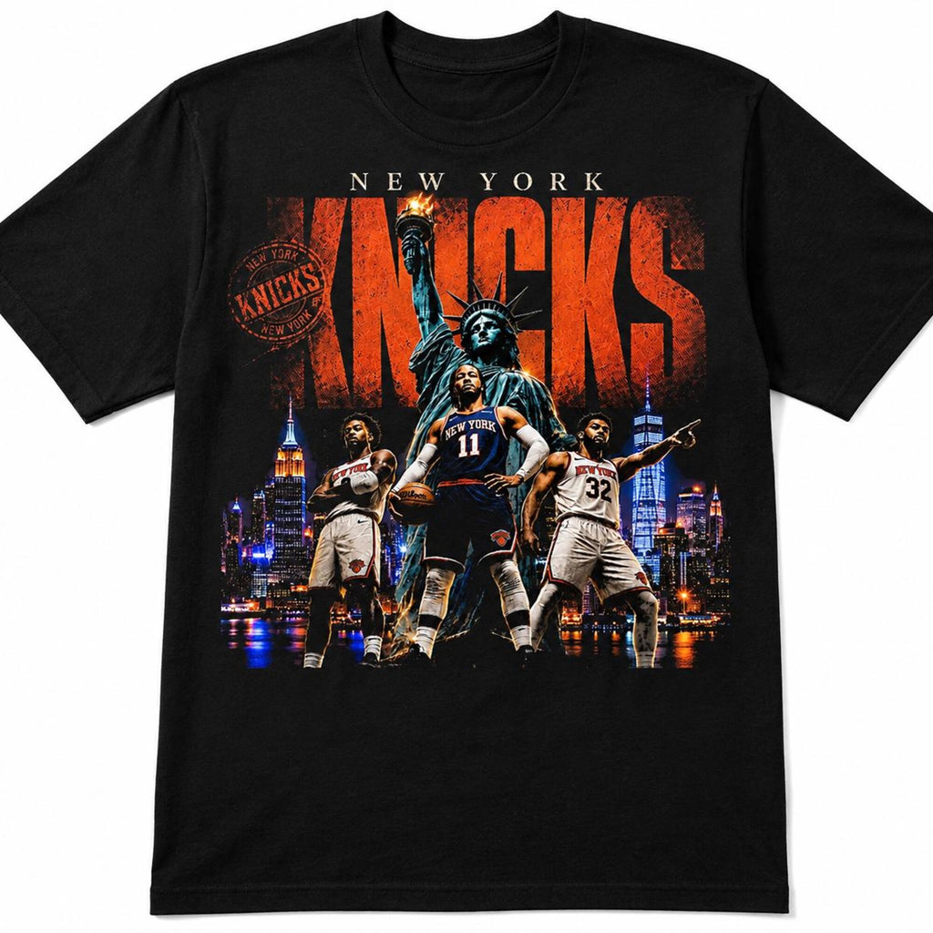 New York Knicks Big 3 Shirt Basketball Fan Tee Vintage NYC Hoops Unisex