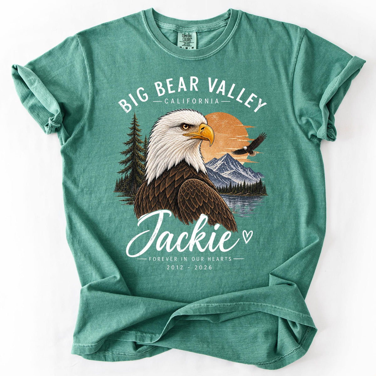 Comfort Colors Viral  Jackie Forever Our Queen Shirt Big Bear Bald Eagle Tribute Tee Jackie Memorial Shirt