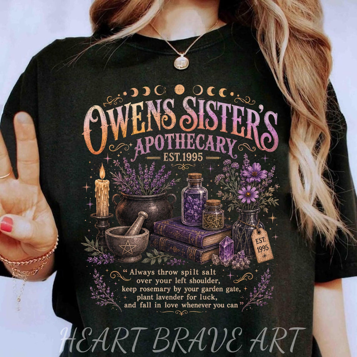 Comfort Colors Practical Magic Apothecary Shirt Women, Owens Sisters Midnight Margaritas Witchy Halloween Spooky Graphic Tee, Gift for Her Aesthetic