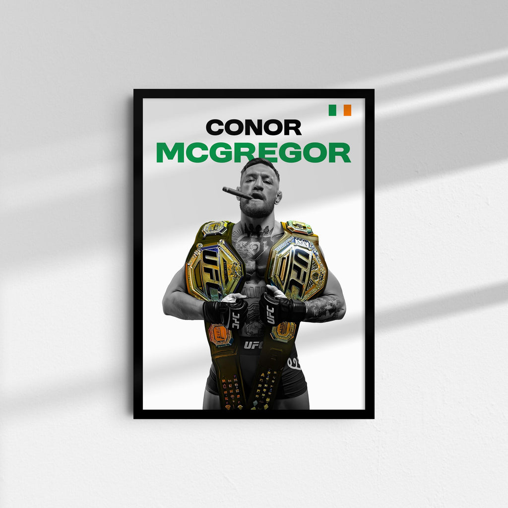 Conor McGregor The Notorious MMA - Poster | Canvas Wall Art Print