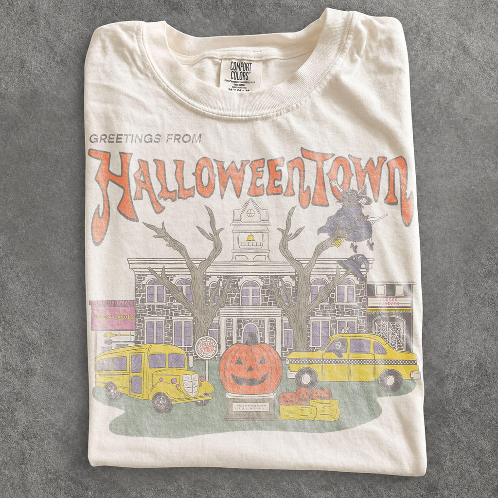 Comfort Colors Greetings From Halloweentown Est 1998 Shirt Halloweentown University Retro Halloweentown Sweatshirt Halloween Gift Shirt