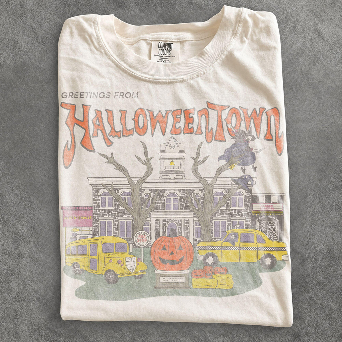 Comfort Colors Greetings From Halloweentown Est 1998 Shirt Halloweentown University Retro Halloweentown Sweatshirt Halloween Gift Shirt