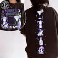Comfort Colors Midnight Margaritas Shirt Women, Retro Halloween Movie Inspired Girls Night Tequila Spooky Season Graphic Tee, Gift for Her Aesthetic