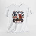 We Will Never Forget 911 25th Anniversary Tee  September 11 2001 Memorial