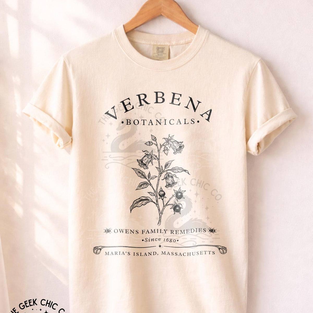 Verbena Botanials TShirt Practical Magic Sallys Apothecary Shop Graphic Tee