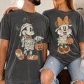 Retro Mickey and Minnie Mummy Shirt Disney Halloween Couple Tee Vintage Halloween Family Matching Shirt Mickey Minnie Trip Tee