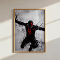 Daredevil Marvel Matt Murdock Red Black Superhero Decor Hell's Kitchen Comic Book Gift Dark Hero Art - Poster | Canvas Wall Art Print