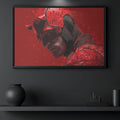 Daredevil Matt Murdock Marvel Horizontal Red Superhero Dark Comic Decor Landscape Fan Gift - Poster | Canvas Wall Art Print