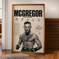 Conor McGregor UFC Champion MMA Fighter Gym Fan Room Decor Gift for Him - Poster | Canvas Wall Art Print