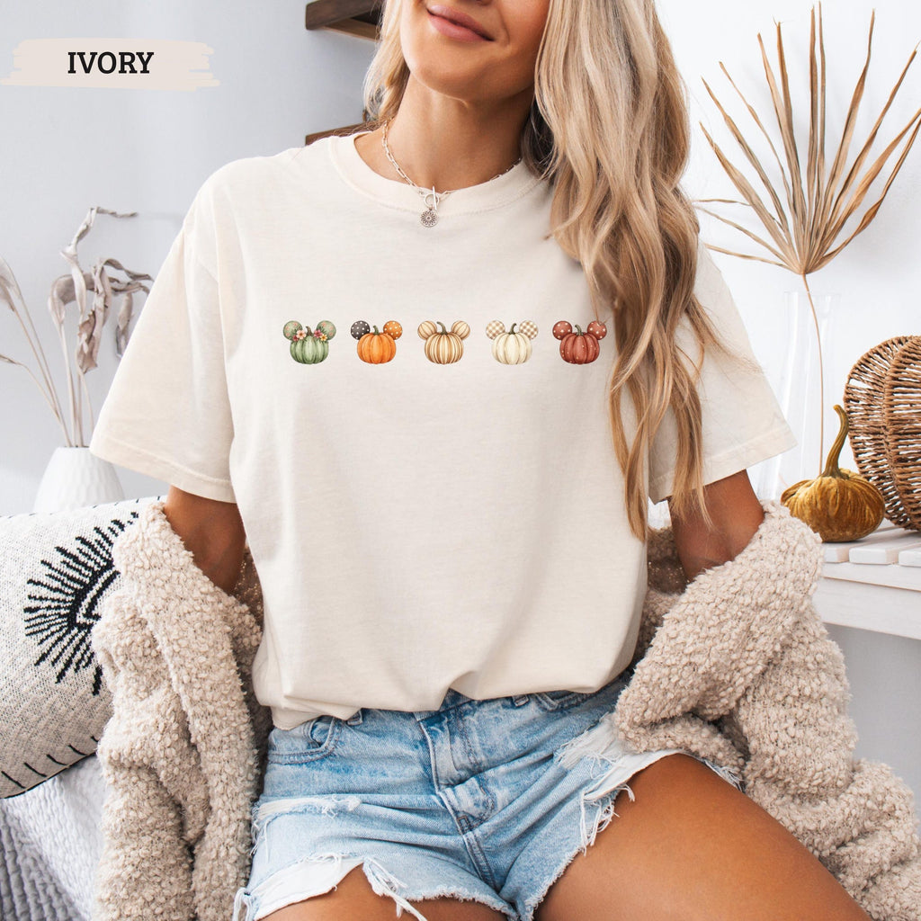 Comfort Colors Mickey Pumpkin Halloween Fall Shirt Women, Disney Mickeys Not So Scary Outfit Spooky Season Graphic Tee, Gift for Her Aesthetic