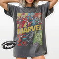 Comfort Colors Marvel Avengers Shirt Women, Disneyland Family Holiday Matching Disney Comic Book Superhero Graphic Tee, Fan Gift for Her Aesthetic