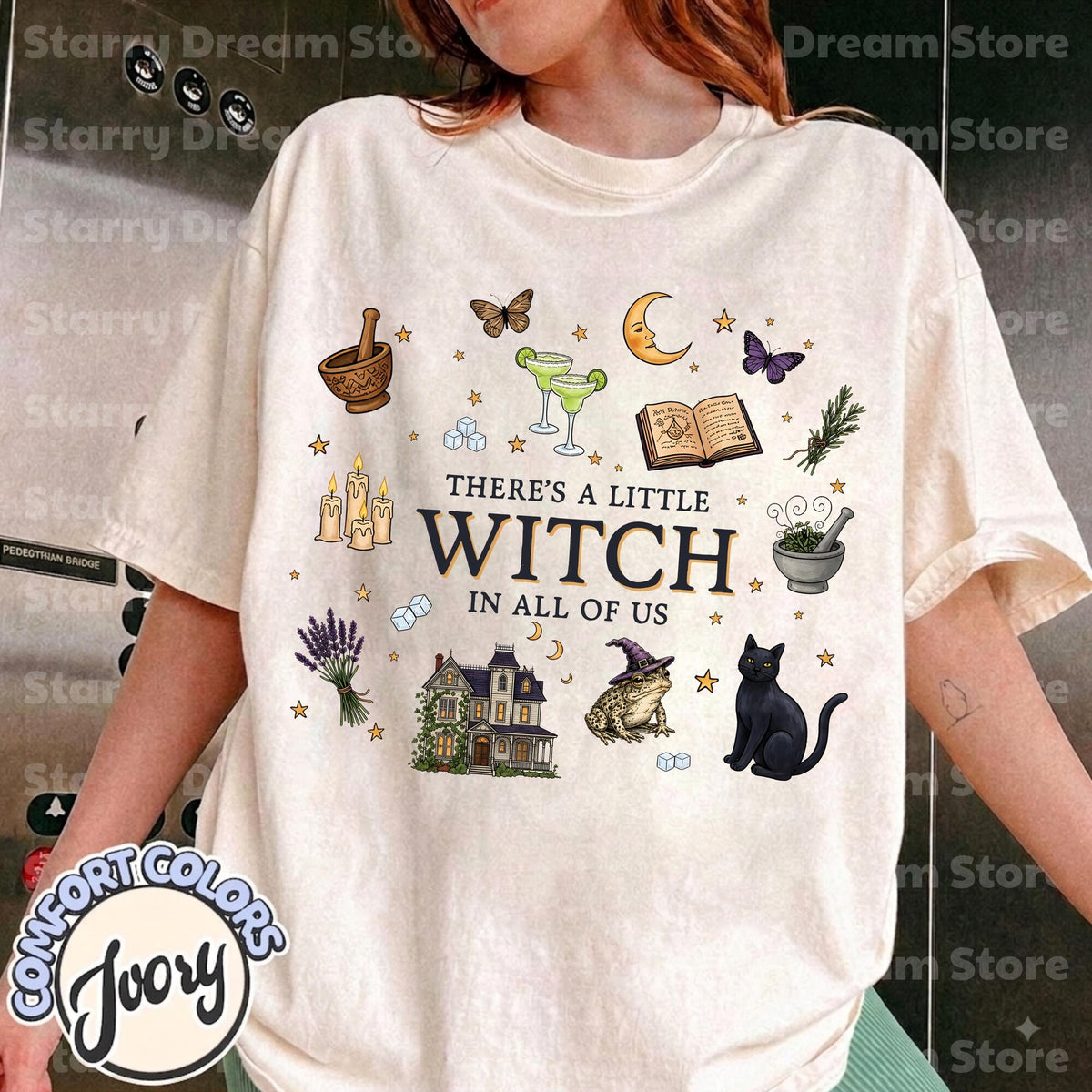 Theres A Little Witch In All Of Us Shirt Midnight Margaritas Witch TShirt Midnight Margaritas TshirtPractical Magic Tee