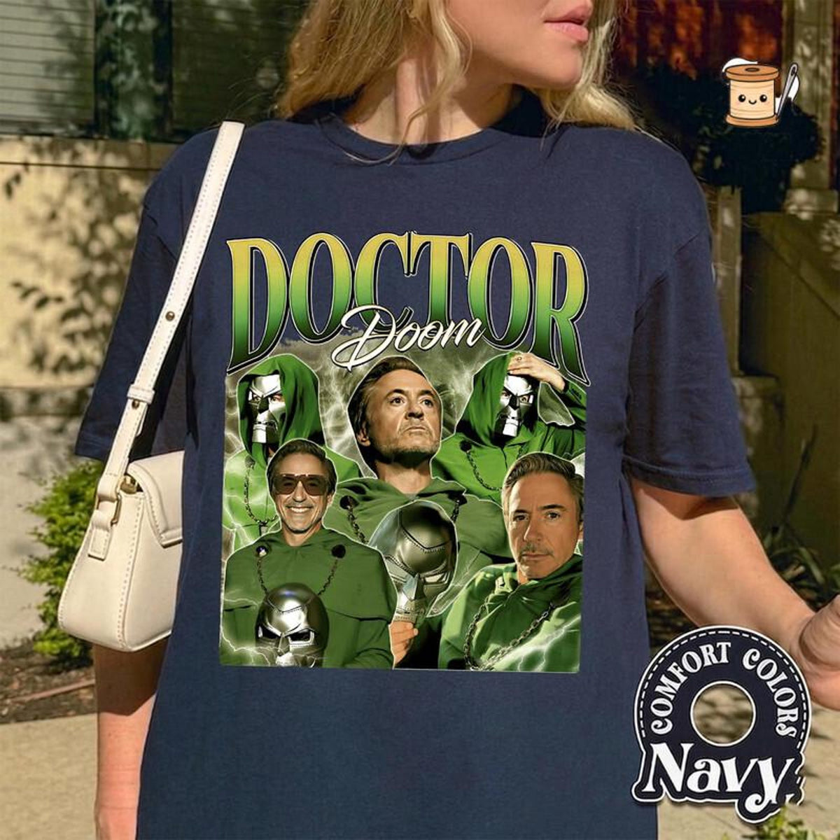 Comfort Colors Vintage Doctor Doom Multiverse Shirt Women, Retro Marvel Avengers Doomsday MCU Villain Graphic Tee, Fan Gift for Her Aesthetic