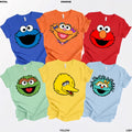 Sesame Street Family Matching Character Tees Halloween Family Matching Shirts Custom Shirt