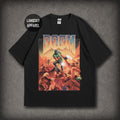 Comfort Colors Doom Gamer Shirt Women, Retro FPS Brutal Action 90s PC Gaming Graphic Tee, Gamer Fan Gift for Her Aesthetic