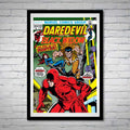Daredevil and Black Widow Issue 104 Kraven the Hunter Comic Book - Poster | Canvas Wall Art Print