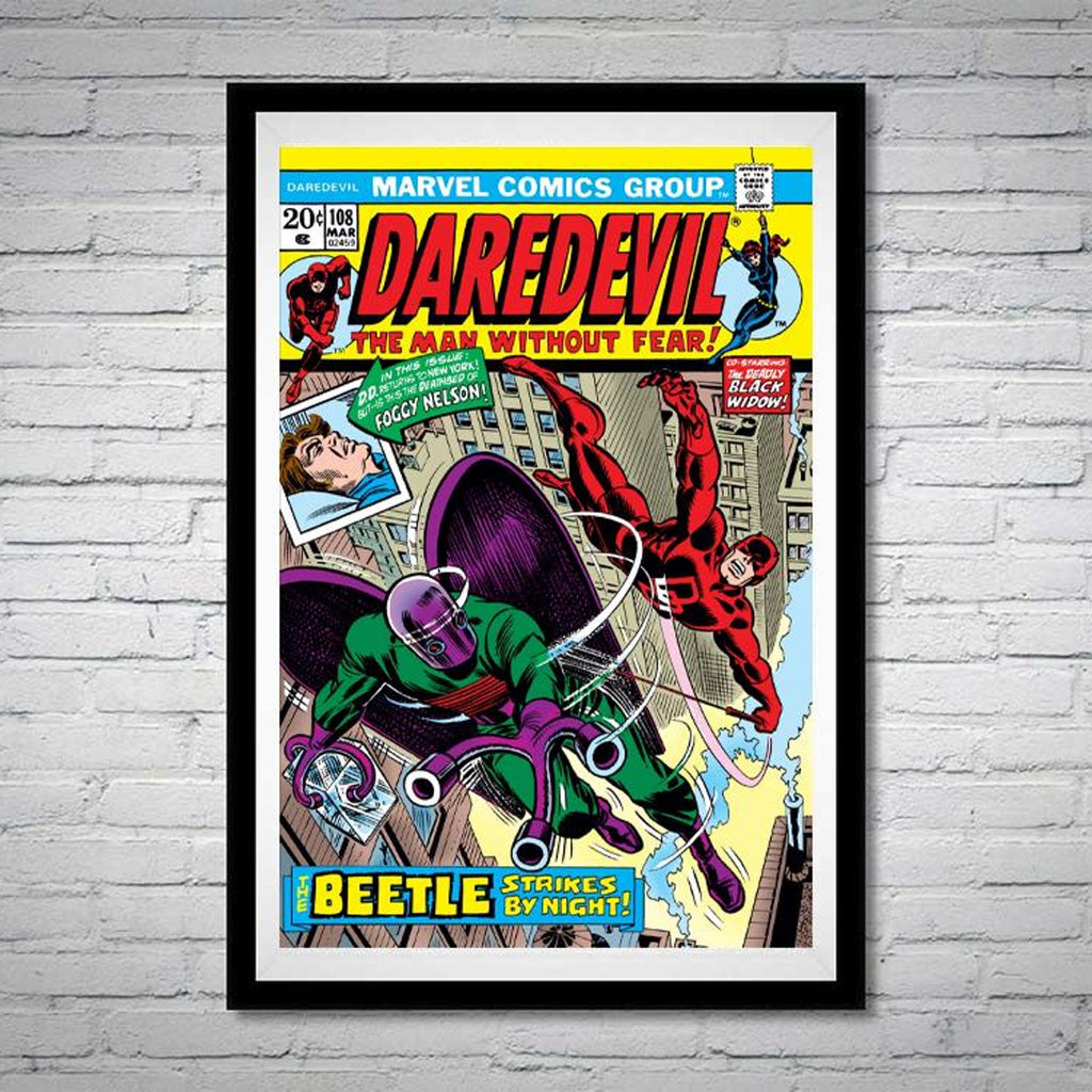 Daredevil Man Without Fear Issue 108 The Beetle Comic Book - Poster | Canvas Wall Art Print