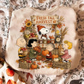 Comfort Colors Peanuts Autumn Shirt Women, Snoopy Charlie Brown Fall Pumpkin Patch Thanksgiving Cartoon Graphic Tee, Gift for Her Aesthetic