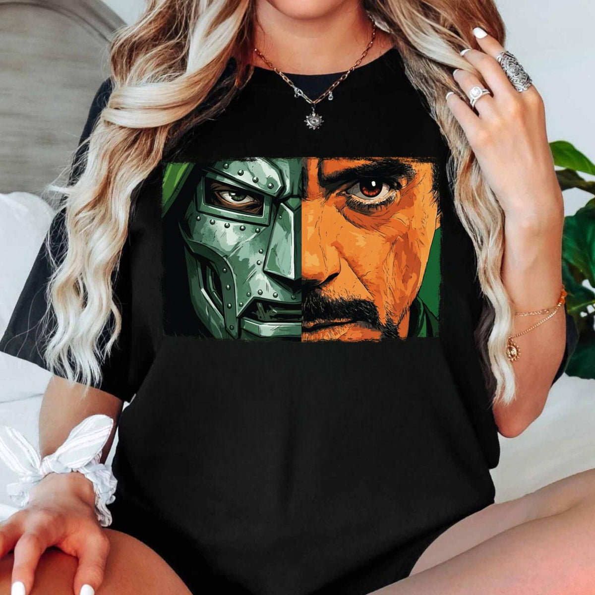 Comfort Colors Vintage Doctor Doom Robert Downey Jr RDJ Shirt Women, Avengers Doomsday Marvel MCU Victor Von Doom Graphic Tee, Fan Gift for Her Aesthetic