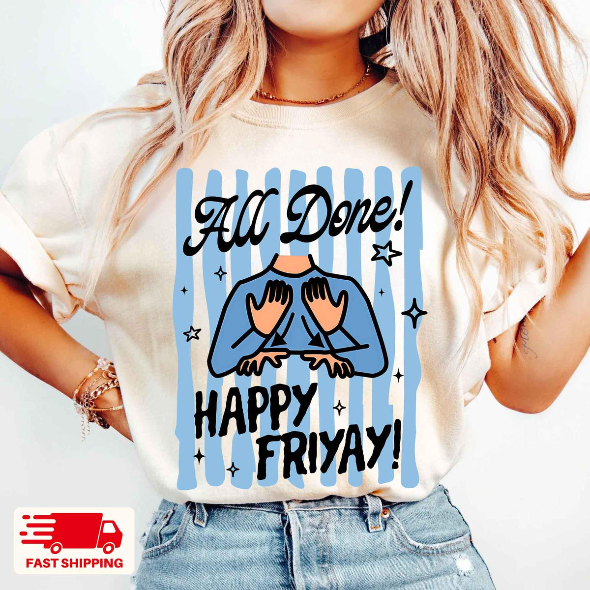 All Done Happy Friyay Special Education Shirt Funny Teacher Tee Para BCBA Gift Matching Staff Shirts Comfort Colors SPED Team TShirt