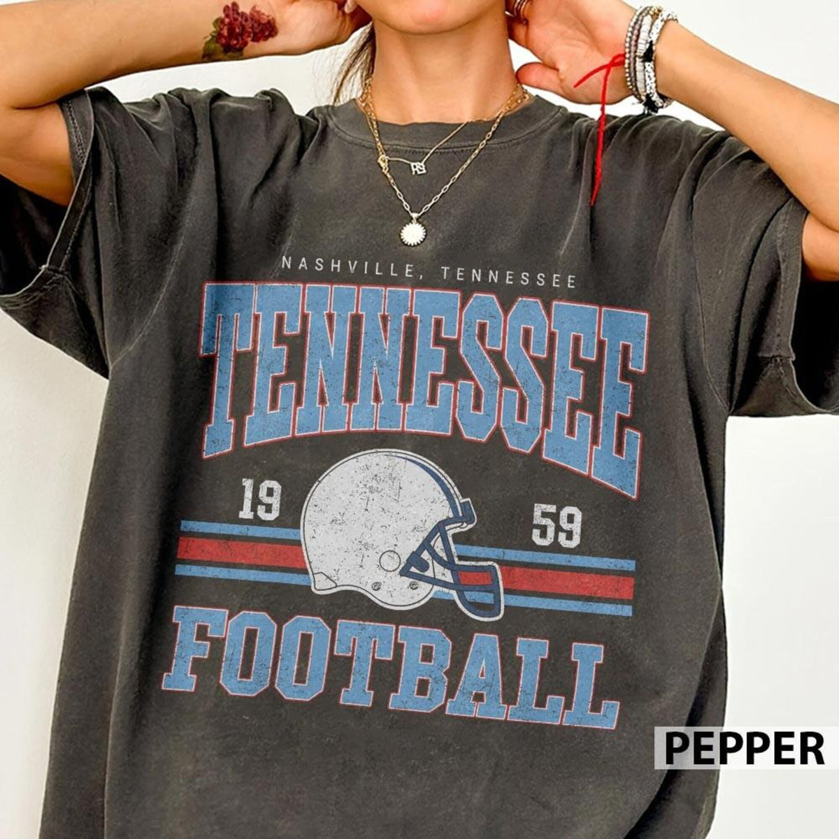 Comfort Colors Tennessee Football Vintage Style Shirt Women, Retro Game Day Orange Graphic Tee, Fan Gift for Her Aesthetic