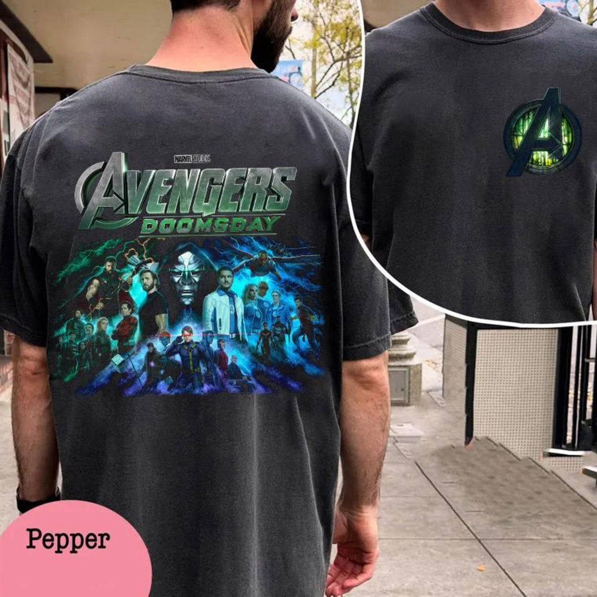 Comfort Colors Marvel Avengers Doomsday Movie Mineral Wash Shirt Women, Marvel Studios Captain America Iron Man Disneyland Family Trip Graphic Tee, Fan Gift for Her Aesthetic