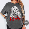 Dolly Parton Shirt Washed Vintage 90s Bootleg Graphic Concert Oversized Western Cowgirl Tee Gift