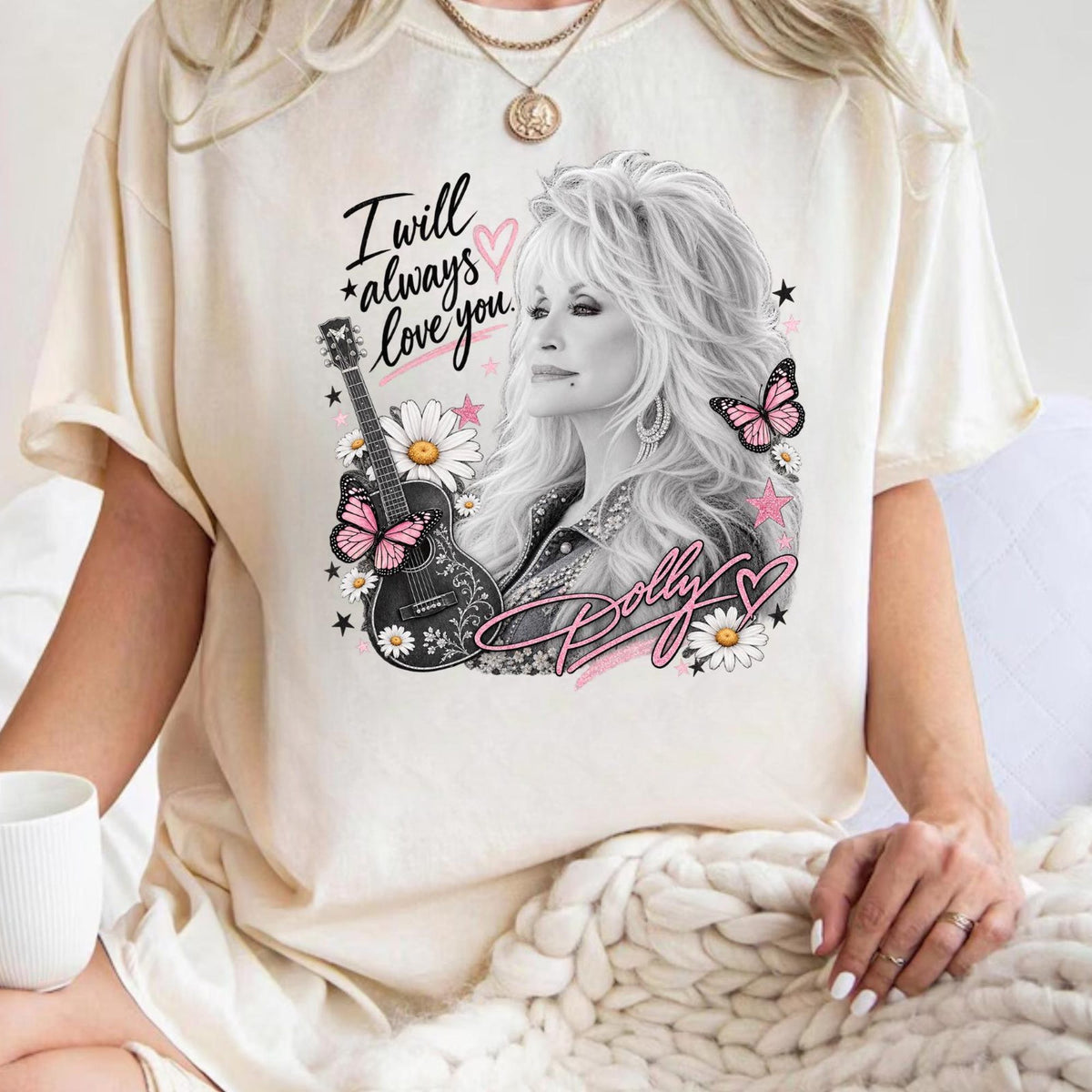 Dolly Parton Shirt I Will Always Love You Country Music Western Graphic Womens Tee Fan Gift