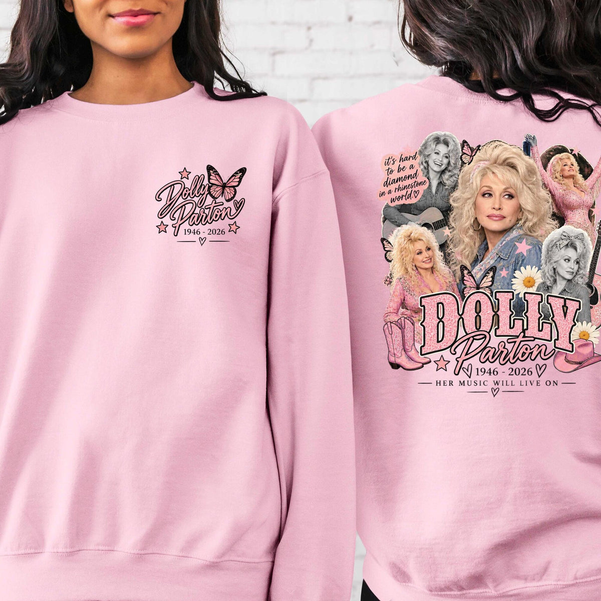 Comfort Colors Dolly Parton Signature Vintage Shirt Women, Retro Country Music Tennessee Graphic Tee, Fan Gift for Her Aesthetic
