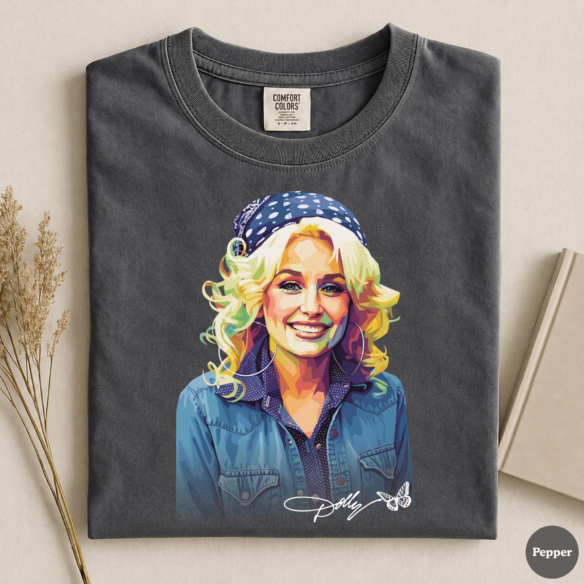 Comfort Colors Dolly Parton Memorial Shirt Women, In Memory of Legend Dolly 1946 2026 Country Music Tribute Graphic Tee, Gift for Her Aesthetic