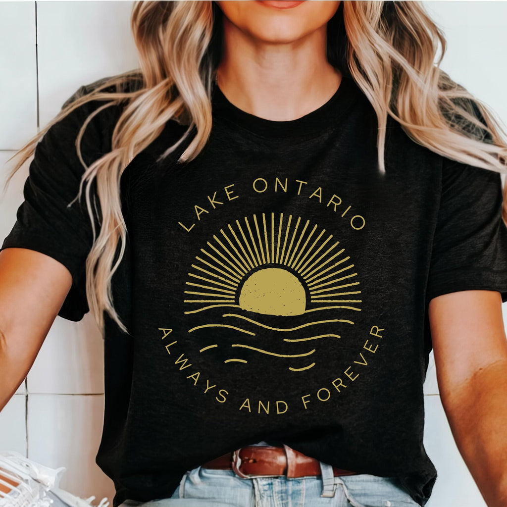 Lake Ontario Shirt Always And Forever Unisex Jersey Short Sleeve Tee Great Lakes Comfort Colors Gift