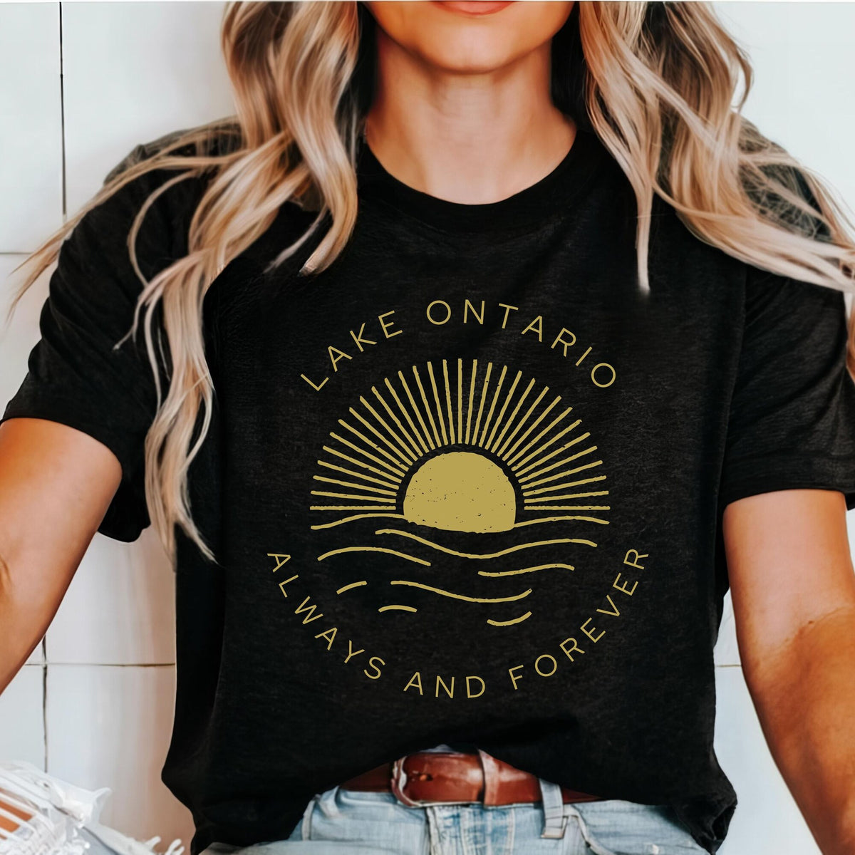 Lake Ontario Shirt Always And Forever Unisex Jersey Short Sleeve Tee Great Lakes Comfort Colors Gift
