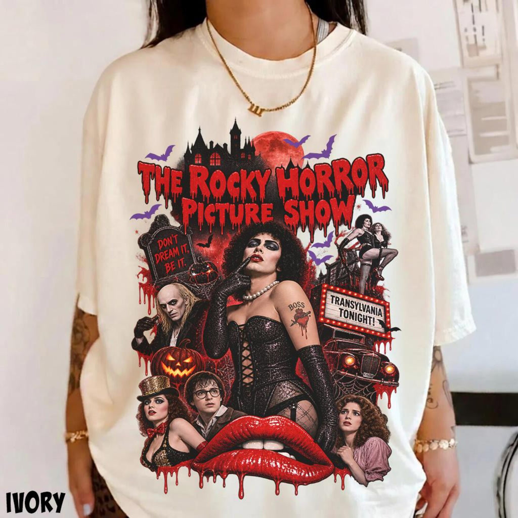 Vintage The Rocky Horror Picture Show Shirt Dr Frank N Furter TShirt Dont Dream It Be It Tee Cult Movie Shirt Retro Halloween Gift
